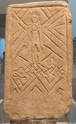 7th-century AD Niederdollendorf gravestone