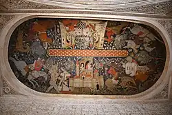 The southern painted vault, with scenes of court life and sports