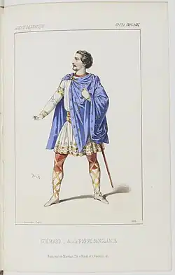 In The Bloody Nun Drawing by Lacauchie (1854)