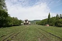 Gura Palăngii railway station in Siliștea Dealului