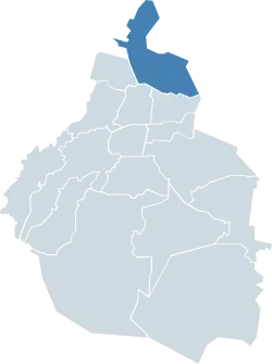 Gustavo A. Madero within Mexico City