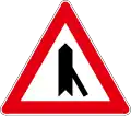 A04-4 Merging traffic ahead