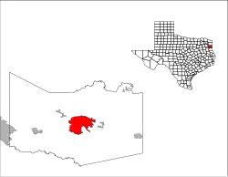 Location in the state of Texas