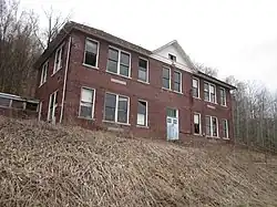 Old high school building in Hazel Hurst, April 2012