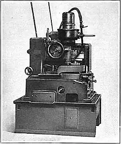 High-speed seven-inch spur gear shaper made by Fellows Gear Shaper Company, ca. 1922.