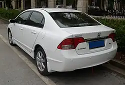 Civic sedan (China; facelift)