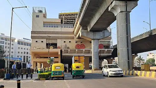 Final stages of this metro station as of December 2023