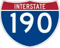 Interstate 190 marker