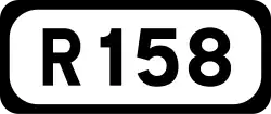 R158 road shield}}