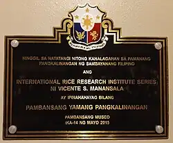 IRRI Series ICP Marker, Manila