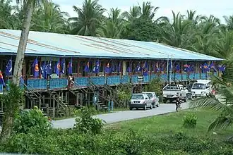 Iban longhouse