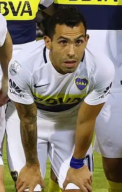 Carlos Alberto Tevez, a former professional footballer.