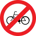 Cycles prohibited