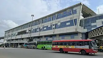 Another side view of this metro station as on July 2025