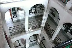 Interior of the columbarium