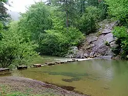 CCC dam at Iron Springs, 2014