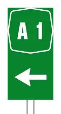 Direction to motorway