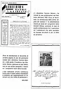 Bollettino Tecnico Geloso n.108-109 1968/1969 riporta una nota di J. Geloso e la fotocopia del primo bollettino tecnico del 1932