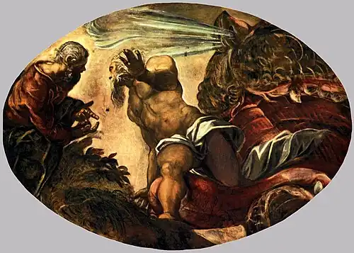 Jonah Leaves the Whale Tintoretto