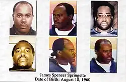 James Spencer Springette FBI most Wanted Poster