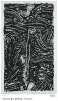 „ Big T“ (structural print), 16 × 9 cm, 1968