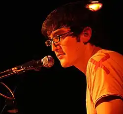 Jeremy Warmsley at the Night and Day Cafe, Manchester, in 2006