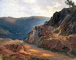 Path in the Mountains Above Rome