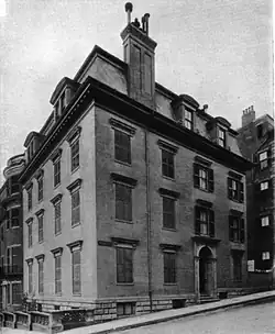 Phillips lived on Beacon Street, Boston (corner of Walnut Street), 1804-1823[10]