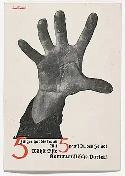 John Heartfield's poster