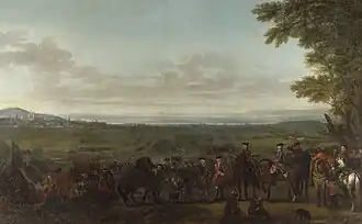 A relief map of modern day Belgium, with the location of the siege marked.