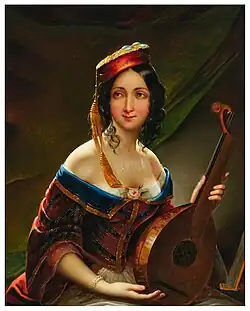 Lady with Mandolin