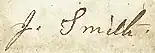 Signature of Joseph Smith III