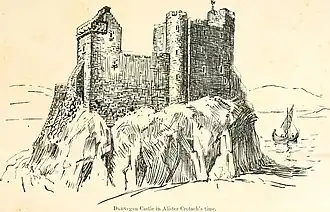 Artist's impression of the castle c. 1500