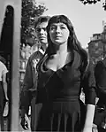 Emmy Andriesse: French singer and actress Juliette Gréco, 1948.