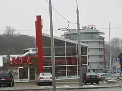 A KFC restaurant in Vilnius, Lithuania