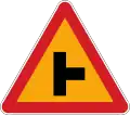 Intersection to right