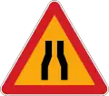 Narrow carriageway
