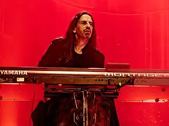 Palotai during a Kamelot concert in 2024