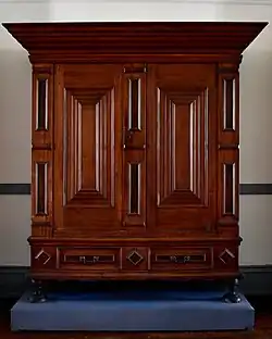 Double door Dutch "Kas" early 18th century. DAR Collection.