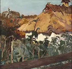 Landscape: Cottage; 1900s, oil on canvas, 76 × 74 cm, National Museum, Warsaw.