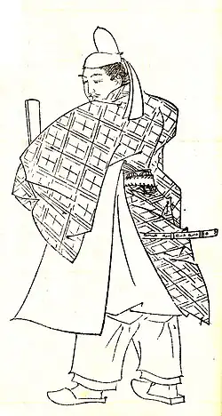 A nineteenth century portrait of Ki no Haseo from Zenken Kojitsu by Kikuchi Yōsai.