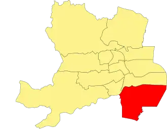 Location of the ward