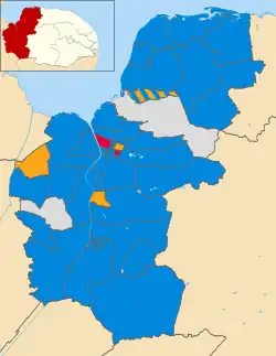 2007 results map