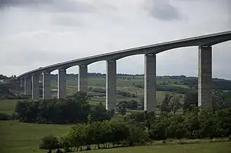 Kőröshegy Viaduct in Kőröshegy
