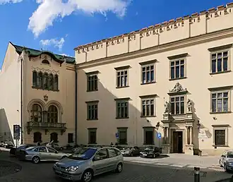 Wielopolski Palace in Kraków (now the meeting place of the Kraków City Council & President of Kraków)