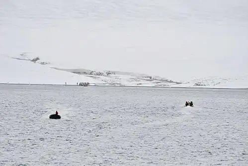 Krenkel Bay, eastern coast of Komsomolets Island (80°40’N, 97°30‘O)
