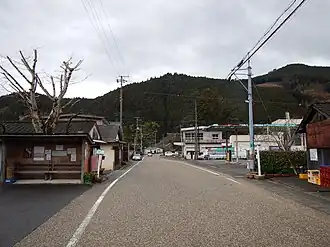 View of Chikatsuyu main street.