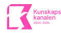 Kunskapskanalen's special logo used during 2024 to mark its 20th anniversary.
