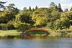 The garden of the former Daijyo-in temple
