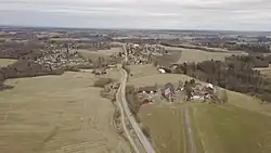 Aerial view of the area